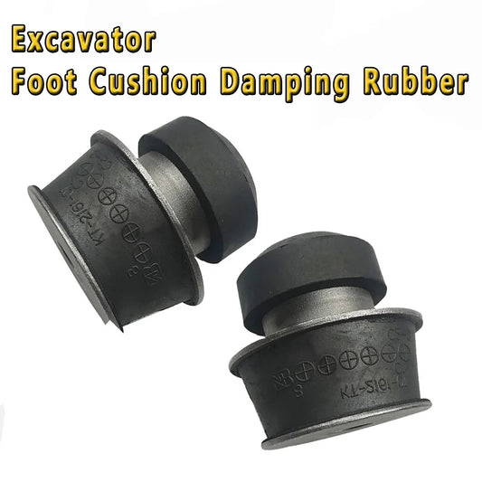 4pcs/lot Excavator Parts Foot Cushion Damping RubberFor Kubota Engine Mount V2203 Machine Foot Rubber Excavator Accessories