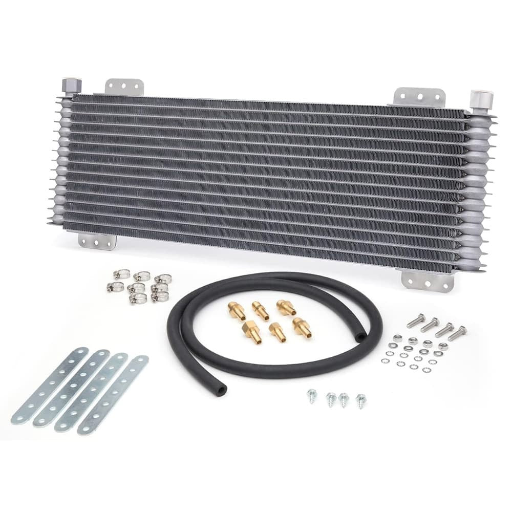 Low Pressure Drop Transmission Oil Cooler LPD47391 47391 40,000 GVW With Mounting Hardware