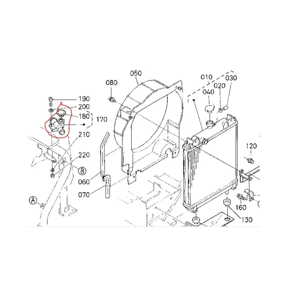 RC411-42310 RC41142310 Tank Cover Assembly Kubota KX91/U15/U17/U35/GL11000/GL6000/GL7000/GL9000/RTV1100MCW/RTV1140CPX