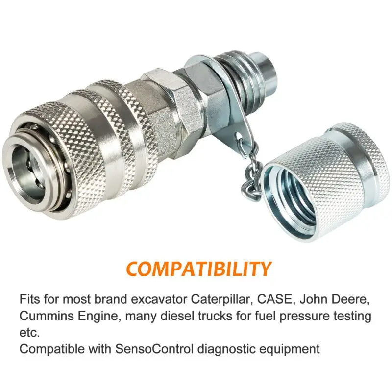 Hydraulic Pressure Test Coupling Kit For Cat, John Deere Box, Cummins Engine, PD Series, 6000PSI, 400BAR, G1/8 Supplier