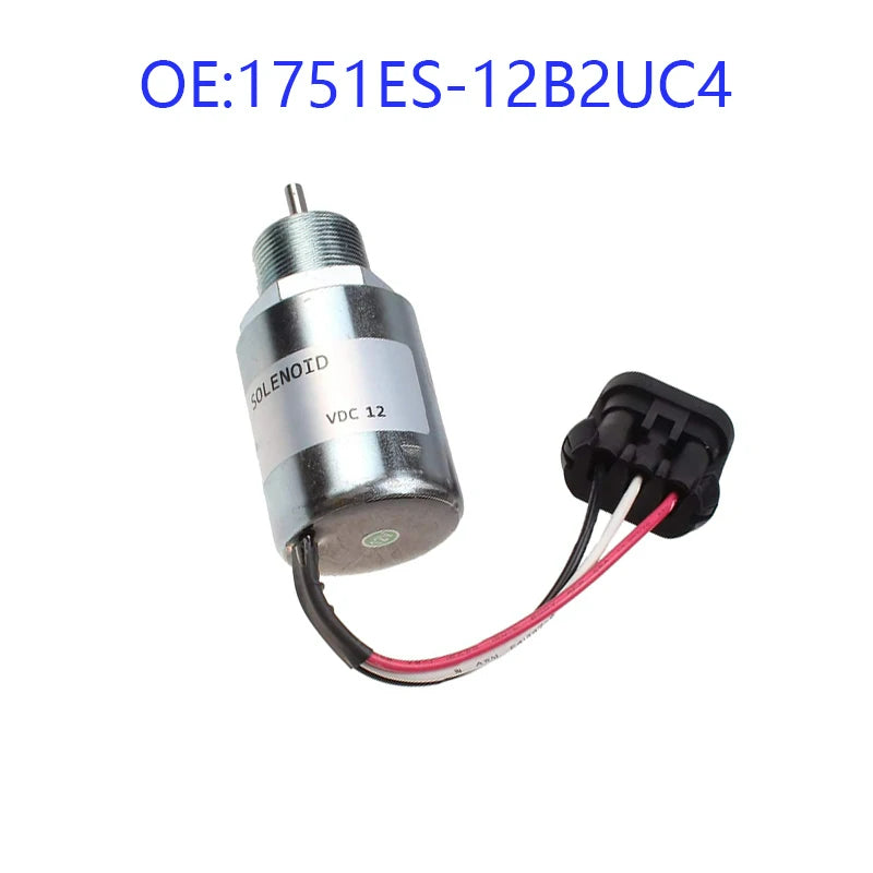 Flameout Switch Solenoid Vae New Excavator Accessories 1751ES-12B2UC4 MM436629 For L3E L3A L3C Diesel Engine Supplier