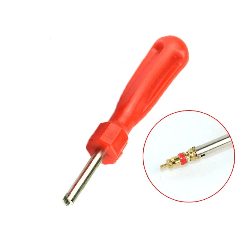 Portable Tire Valve Core Remover Installer Tool Removal Tool Car Bike Bicycle Motorcycle Tire Repair Tools Wrench Screwdriver