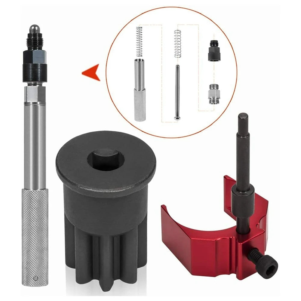 Hot Automatic Lock Pin With Adapter, Valve And Injection Timing Service Tool Kit For CAT 3406E, C-15, C-16, TDC Supplier