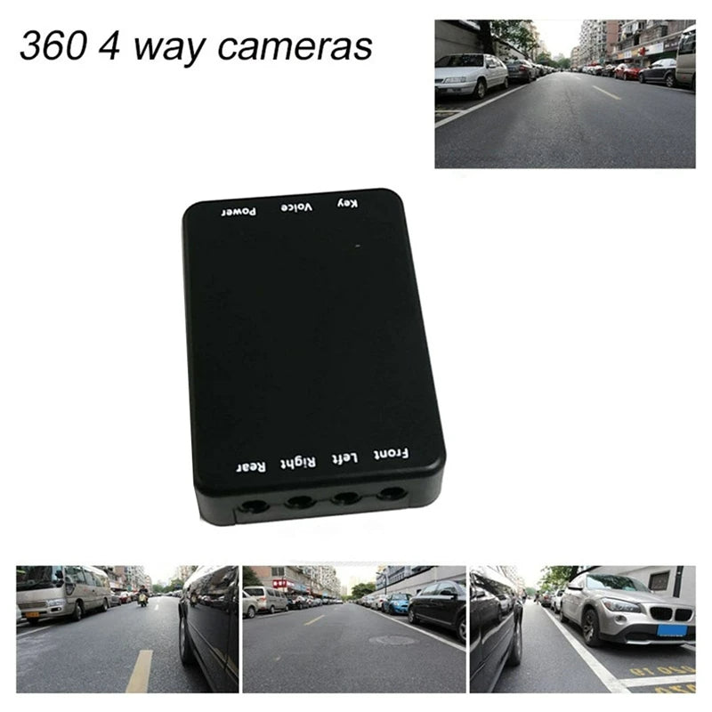 Hot Universal Car Camera Switch, 360 Degree Reverse Camera, 4 Way Converter, Control Box Supplier