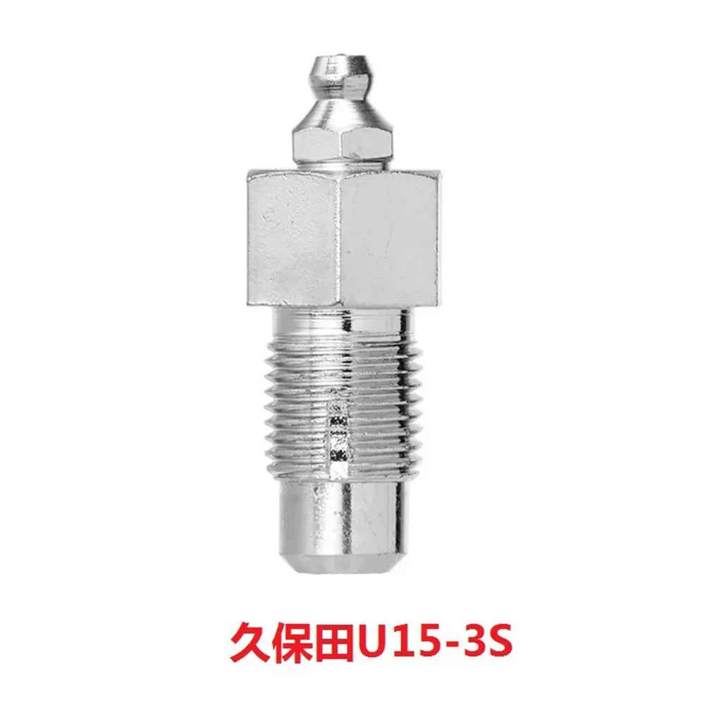 Chain nozzle tensioner cylinder chain nozzle oil filling valve oil nozzle for Kubota U-15-3S 155 161 excavator accessories