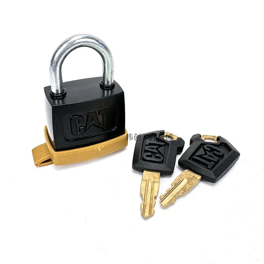 New Anti-Theft Padlock For Fuel Tank, Lock Head, Cat Lock, E320, 323, 329, 330, 336C, D, Excavator Accessories Supplier